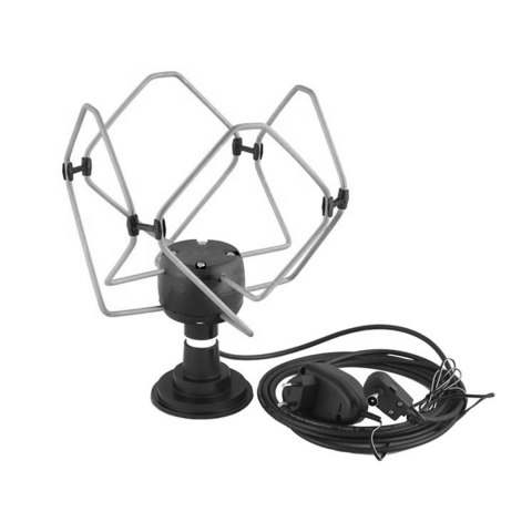 Wiedyska KORONA ANT0319.1 Zimmerantenne mit Rundempfang und Netzteil