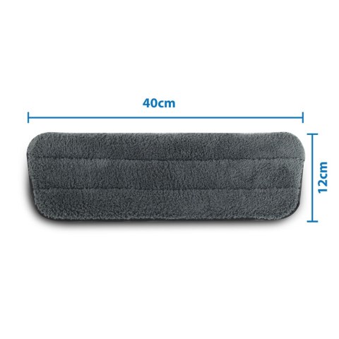 3 Mikrofaserbezüge für Esperanza Perfect Clean 002, 40 × 12 cm