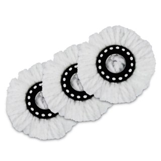 3 Mikrofaserbezüge für Esperanza Perfect Clean 005, Ring 13,5 cm
