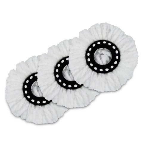 3 Mikrofaserbezüge für Esperanza Perfect Clean 005, Ring 13,5 cm
