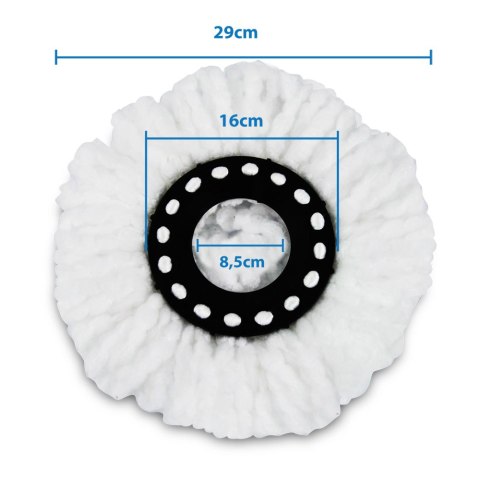 3 Mikrofaserbezüge für Esperanza Perfect Clean 006, Ring 16 cm