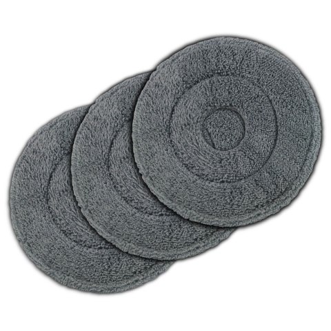3 Mikrofaserbezüge für Esperanza Perfect Clean 007, Ø 25 cm