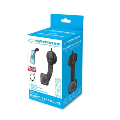 Esperanza BOOM EMH145 - magnetische Auto-Handyhalterung, 22 cm