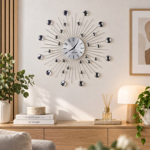 Esperanza Boston EHC002 Wanduhr, 50 cm, dekoratives 3D-Design