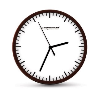 Esperanza Budapest EHC010W Wanduhr, 20 cm, weißes Zifferblatt