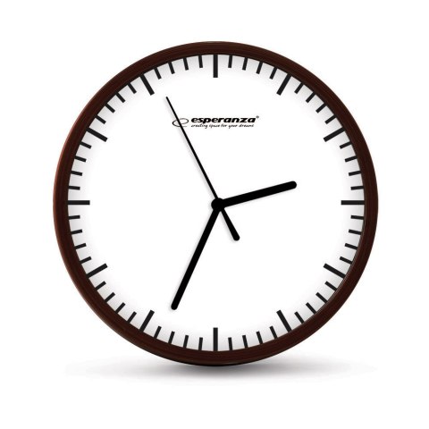 Esperanza Budapest EHC010W Wanduhr, 20 cm, weißes Zifferblatt