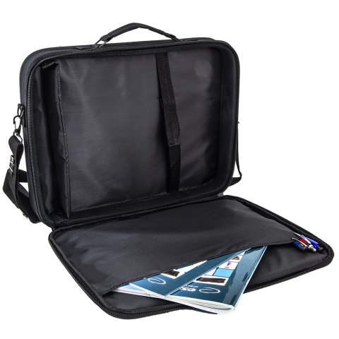 Esperanza CLASSIC RED ET101R - Notebooktasche 15,6″, Schwarz mit rotem Akzent