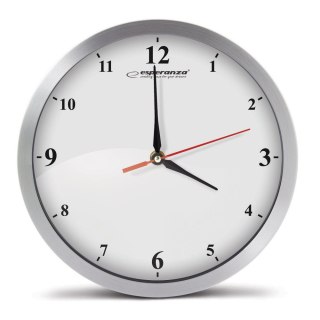 Esperanza Detroit EHC009W Wanduhr, 30 cm, weißes Zifferblatt