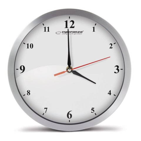 Esperanza Detroit EHC009W Wanduhr, 30 cm, weißes Zifferblatt