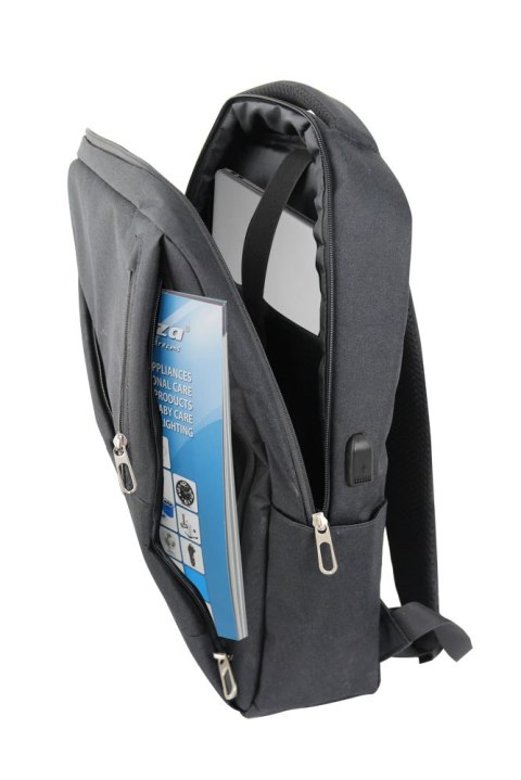 Esperanza NOVARA ET197 - Notebookrucksack 15,6″, Polyester 300D, USB-Port