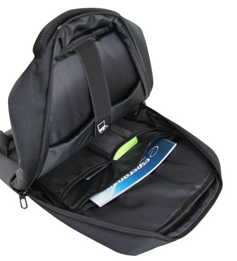 Esperanza NOVARA ET197 - Notebookrucksack 15,6″, Polyester 300D, USB-Port