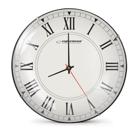 Esperanza Roma EHC018R Wanduhr, 30 cm, dekoratives Zifferblatt