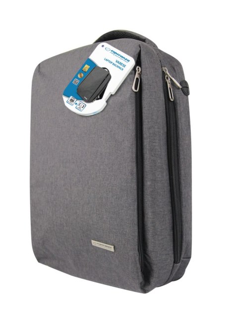 Esperanza VARESE ET198 - Notebookrucksack 15,6″, Fach 39,5 × 28 × 4 cm