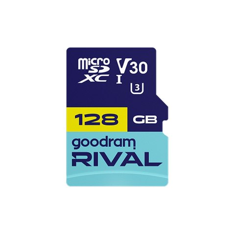 Goodram RIVAL M3AA 128 GB microSDXC-Speicherkarte U3 V30 mit SD-Adapter