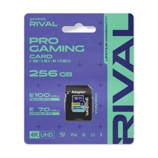 Goodram RIVAL M3AA 256 GB microSDXC-Speicherkarte U3 V30 mit SD-Adapter