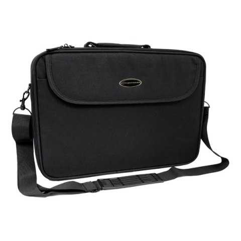 Notebooktasche Esperanza Classic+ 17 Zoll, verstellbares Fach, schwarz