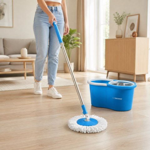 Schleudermopp Esperanza Perfect Clean 006, Edelstahlkorb, 125 cm