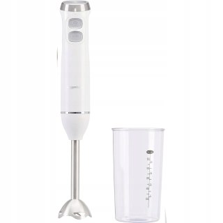 Amazon Basics Handmixer mit Messbecher 600 W Weiß Edelstahl X5XGW-VZ 600 W