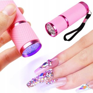 Mini LED-Lampe Taschenlampe für Hybrid-Nagelformen punktuelles Aushärten 9 W