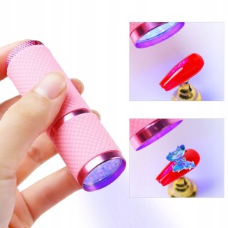 Mini LED-Lampe Taschenlampe für Hybrid-Nagelformen punktuelles Aushärten 9 W