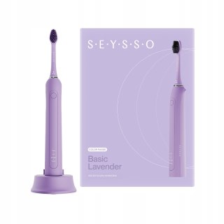 Seysso Basic Schallzahnbürste Lila, 3 Modi, 6 Wochen mit Batterie Basic Lavender