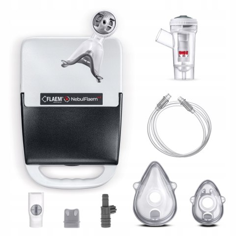 FLAEM NebulFlaem 4.0 BioCote Kompressor-Inhalator, 4 Modi