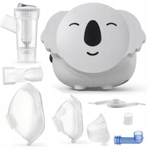 Inhalator-Vernebler Koala Flaem 2 Modi 3 Masken Leise Für Kinder Und Familien