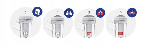 Professioneller Inhalator Flaem Nebulflaem 4 Modi Biocote, Rf9, Hepa-Filter