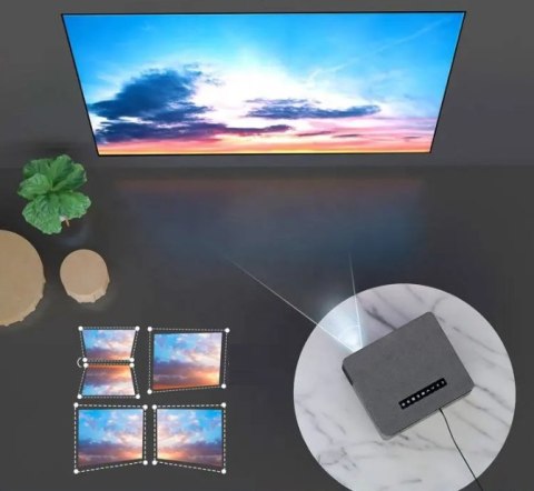 Heelly LED-Projektor mit Android 9, Full HD, WLAN & Bluetooth