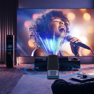 Renew Force Beamer mit Wi-Fi Bluetooth 5.0 und 180°-Drehsockel