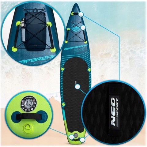 Neo-Sport ReefBreak SUP Board 350 cm mit Sitz