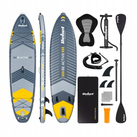 SUP-Board 335 cm mit Sitz und Paddel Rebel Active RBA-4507 RBA-4507-G 10 kg