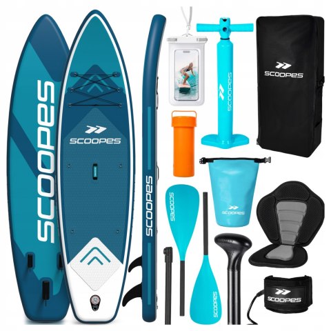 SUP-Board Velo 320 cm 2-in-1-SUP und Kajak, Sitz, Paddel, Pumpe, Rucksack