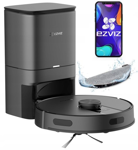 Robot Staubsauger EZVIZ RE4 Plus mit Mop und Leerkassette, 4000 Pa