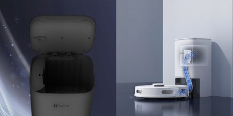 Robot Staubsauger EZVIZ RE4 Plus mit Mop und Leerkassette, 4000 Pa