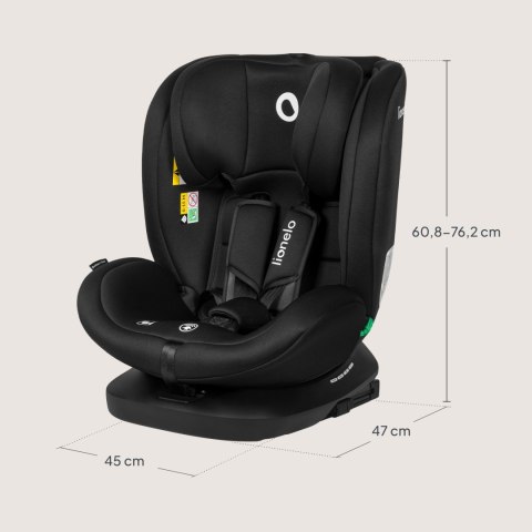 Autokindersitz Lionelo I-Size Drehbar Isofix 40-150 cm + Organizer Bastiaan