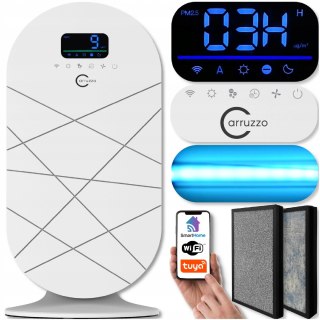 Carruzzo Air Smart Luftreiniger mit HEPA, UV-C und WLAN