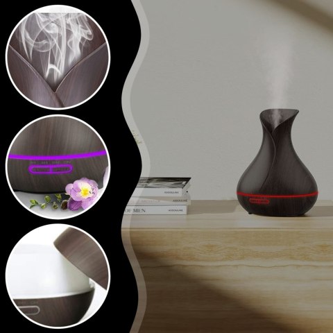 Luftbefeuchter Duftdiffusor Mit Aromatherapie 400 ml Mit 12 Ölen Memflow